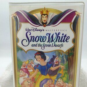 Snow White & the Seven Dwarfs VHS 1994 Clamshell Walt Disney Masterpiece